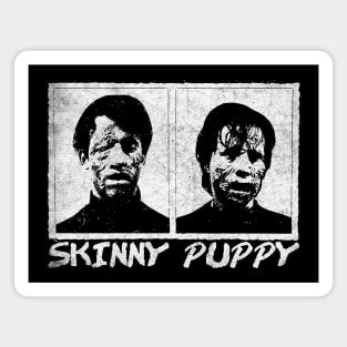 Skinny Puppy / Vintage Look Fan Art Tribute Design Magnet